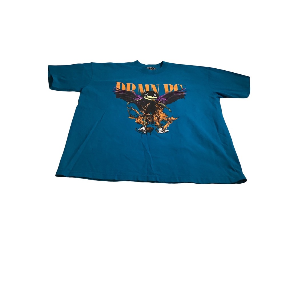 DRMN BG Teal "Rise Like The‎ Phoenix Graphic" Graphic T Shirt 
(908)